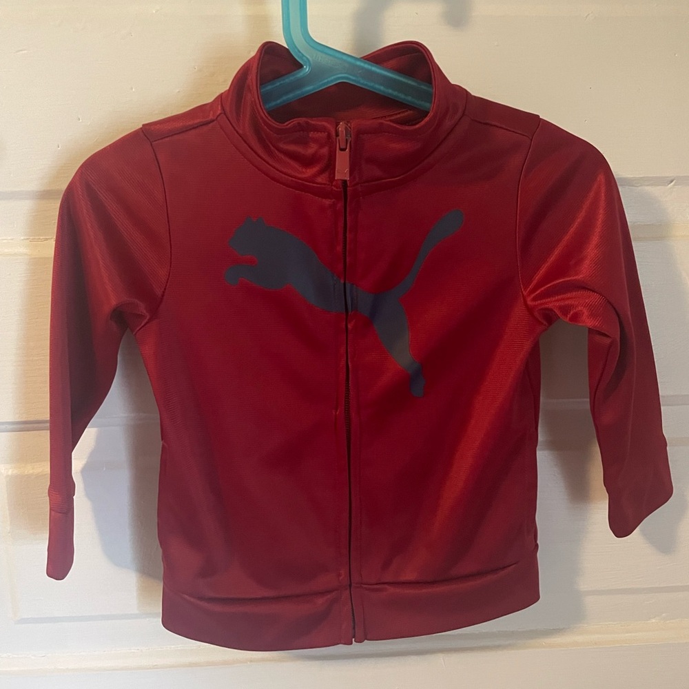 Puma Red Zip Up Jacket